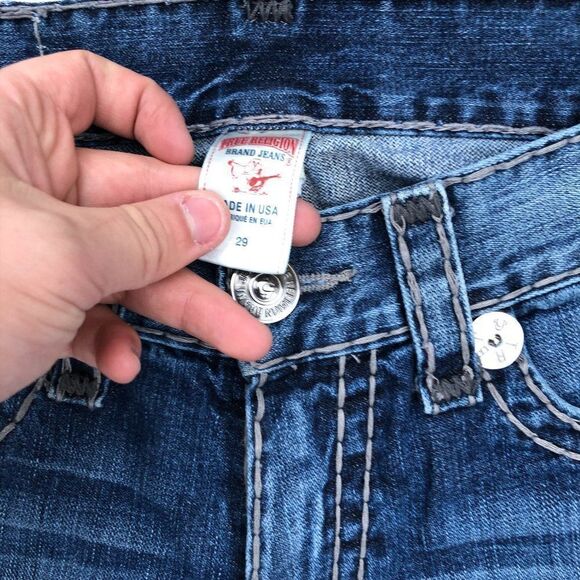 True Religion Jeans Size 29 RICKY Blue - Picture 6 of 11